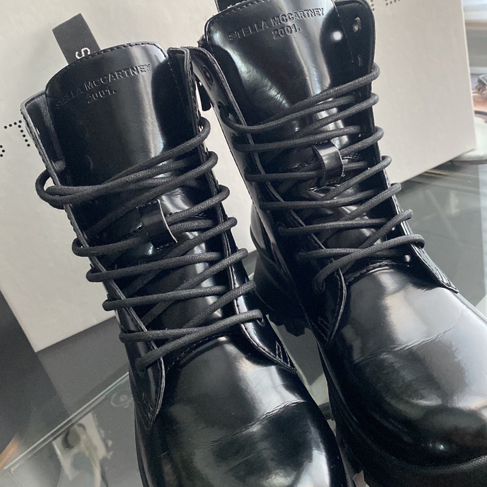 Stella McCartney Trace Combat Boot - Picture 7 of 8